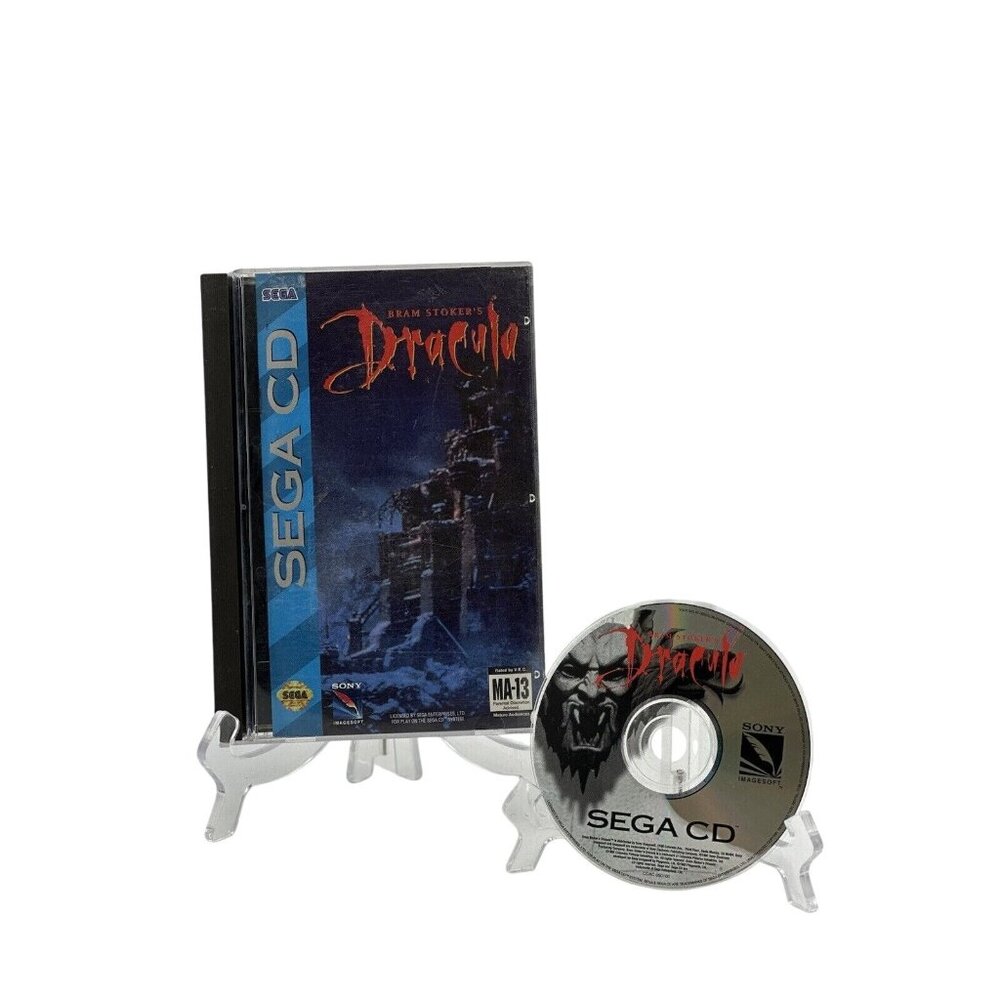 Sega CD Bram Stoker's Dracula Game Mint CD Manual Case READ 1993‎